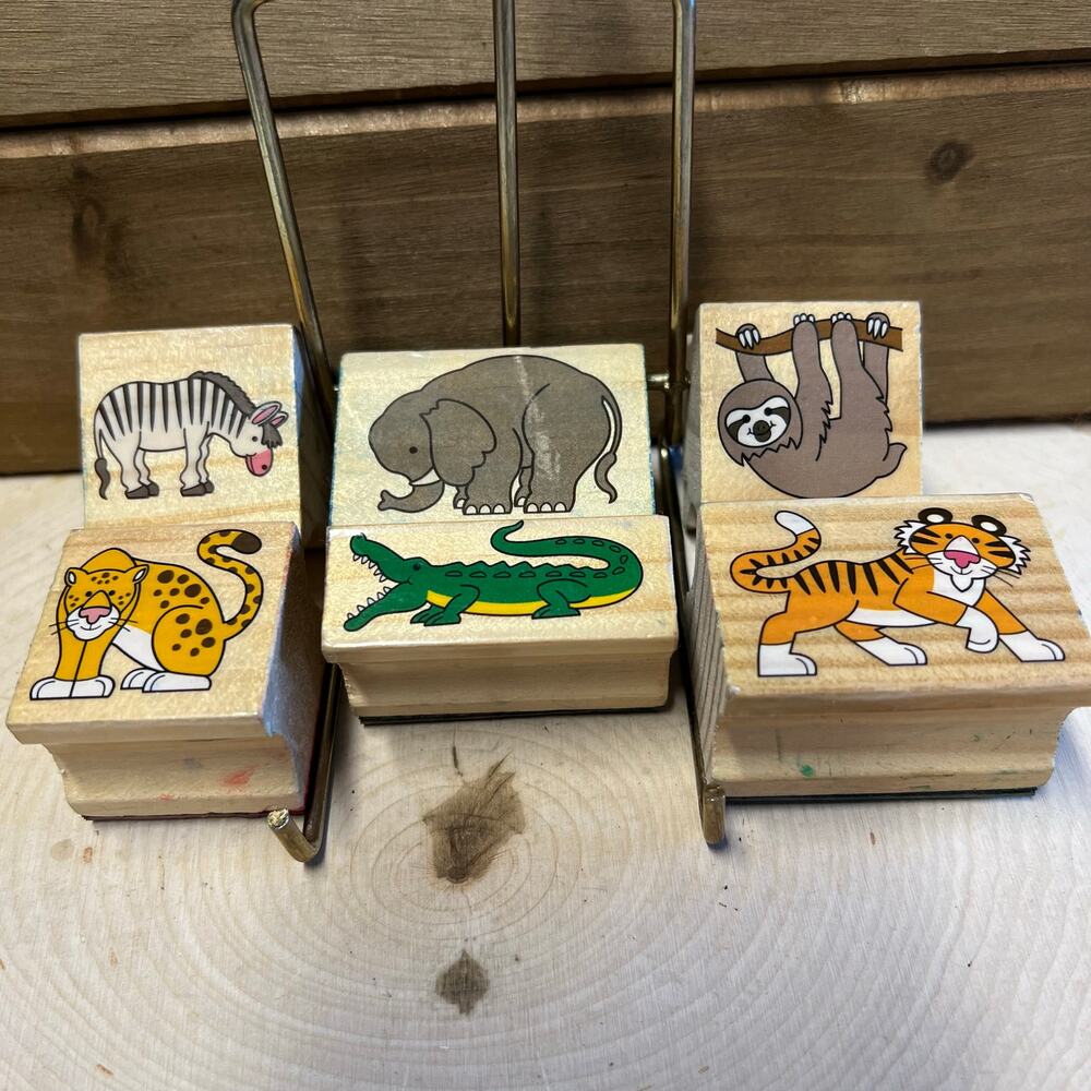 Rubber Stamps: Wild Animals Lot